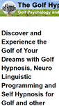 Mobile Screenshot of golf-hypnotist.com